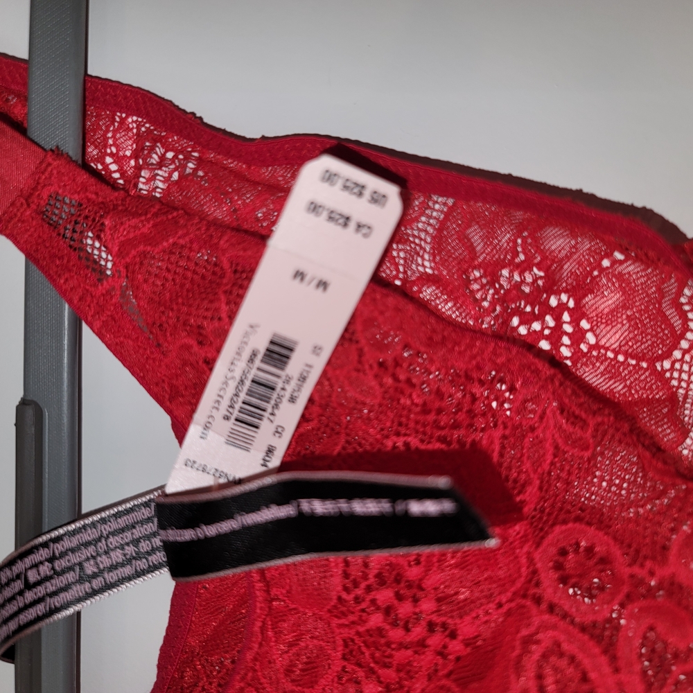 Elegant Red Lace Lingerie- NEVER WORN